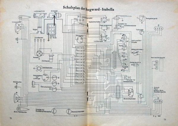 "KFZ Handwerkszeitschrift" Vehicle-Magazine 1961 Borgward (4619)